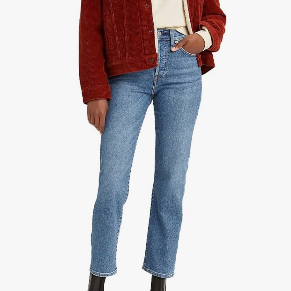 Levi wedgie straight jeans